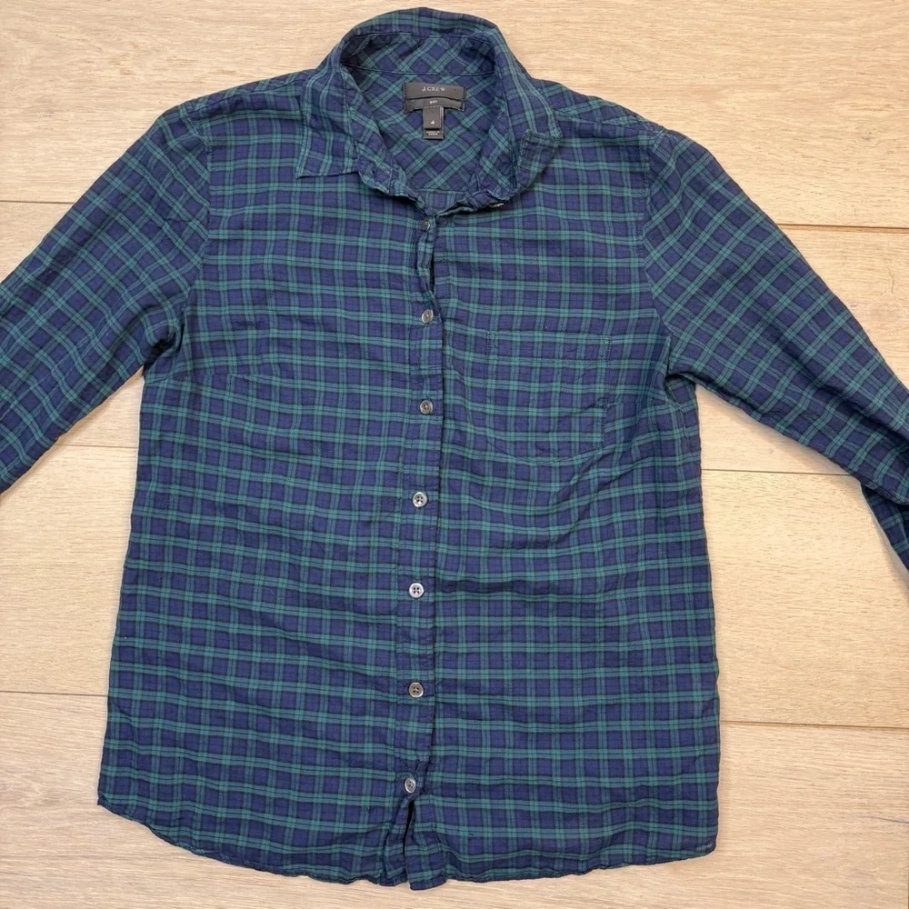 J.Crew Boy Shirt Buffalo Check